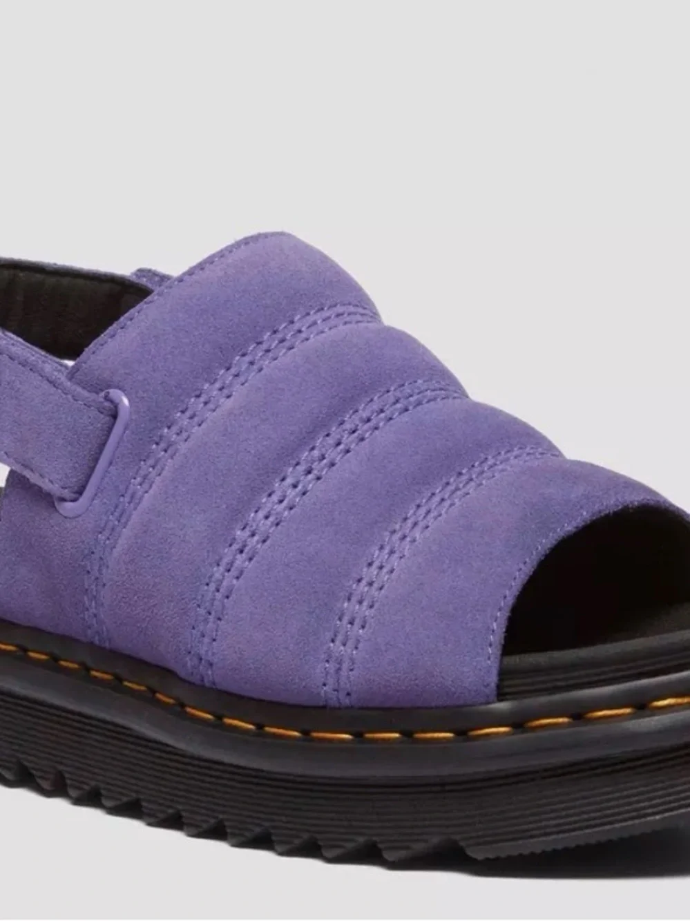 Dr. Martens Suede Kole Sandals in Twilight Purple Unisex M 13 W 15 EU 47 *New